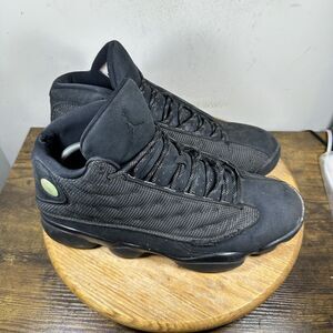 Air Jordan 13 Retro Shoes Mens Size 14 Black 414571-011 Basketball Sneakers